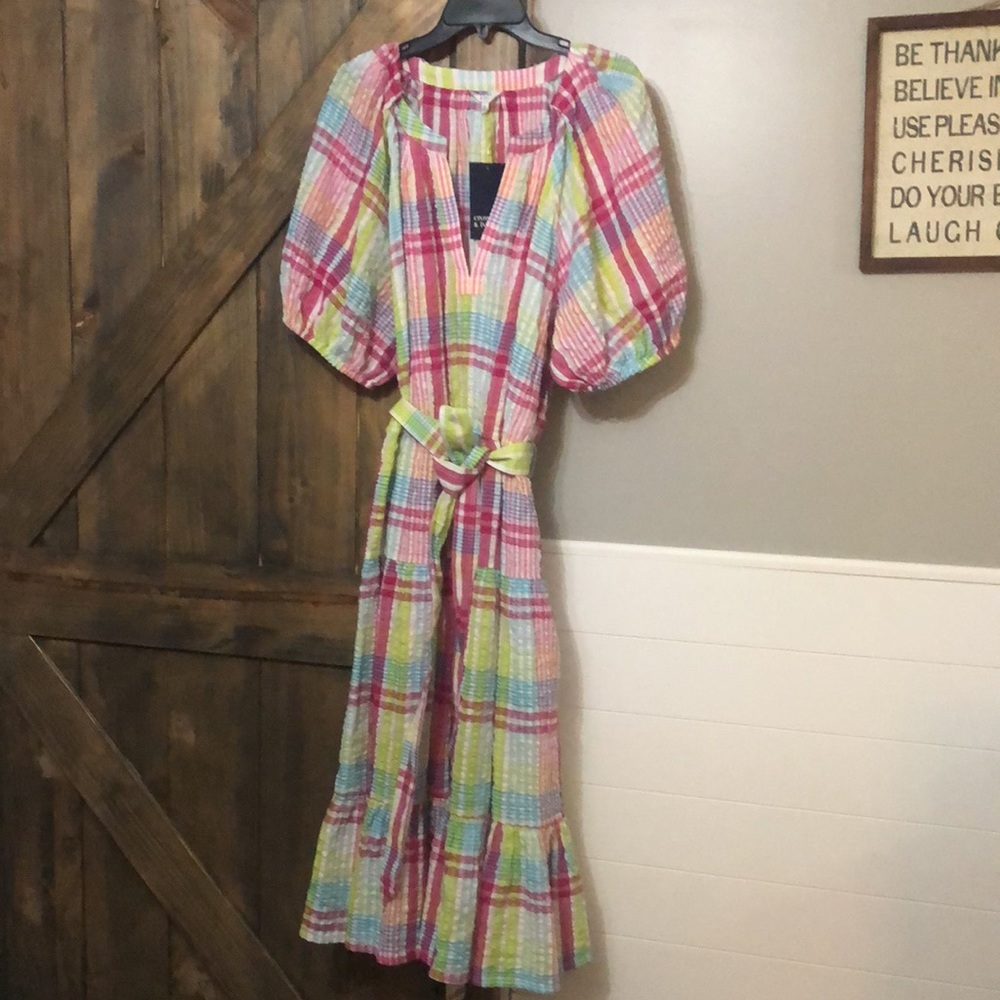 NWT Crown & Ivy Yarn Dyed Dress 3X - Picture 3 of 6